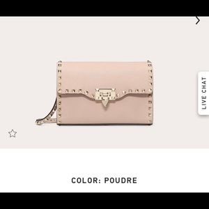 Light Pink Poudre Valentino Purse